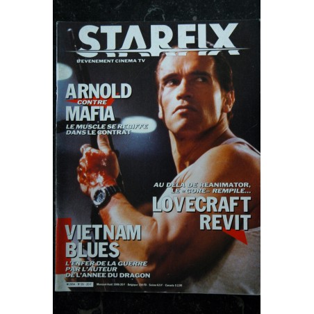 STARFIX 039  1986 COVER ARNOLD SCHWARZENEGGER LE CONTRAT VIETNAM BLUES LOVECRAFT PLATOON