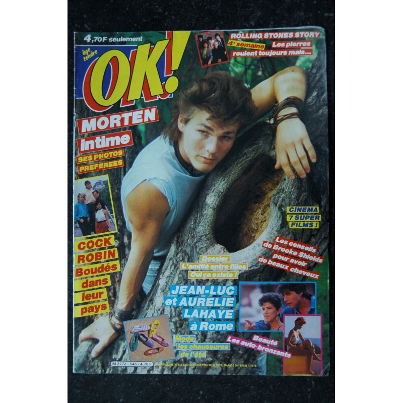 OK ! âge tendre 538  PATRICK BRUEL  CURE  DEPECHE MODE