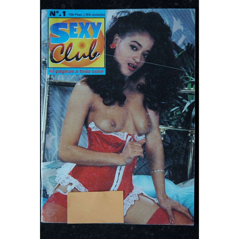 Sexy Club n° 1 - Spain - 1995 *  Vintage Erotic  Revue   Photos 48 pages Adultes