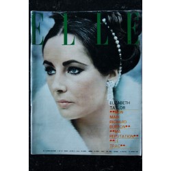 ELLE   994 07 janvier 1965  Vive 1965 Elizabeth TAYLOR + 8 p. Maurice BIRAUD Patricia BLONDEL  - 102 pages FASHION VINTAGE