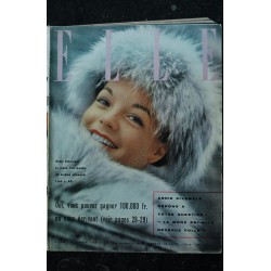 ELLE   686  16 février 1959  Annie Girardot 4 p. - Collections PAP Printemps 59 - Picasso Velasquez - 92 pages FASHION VINTAGE