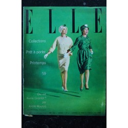 ELLE 673 17 NOVEMBRE 1958 COVER MICHELE MORGAN CHANEL AUJOURD'HUI 16 PAGES SPECIAL COCO CHANEL