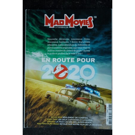 Ciné Fantastique MAD MOVIES  n°336  2020 01  - En route pour 2020 - Star Trek - Freaks - Mad Max : Fury Road   - 116 pages