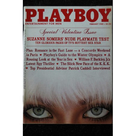 PLAYBOY US 1980 02 SUZANNE SOMERS' PLAYMATE TEST Sandy Cagle Candace Collins INTERVIEW Patrick Caddell PLAYBOY US 1980 02 SUZANNE SOMERS' PLAYMATE TEST Sandy Cagle Candace Collins INTERVIEW Patrick Caddell