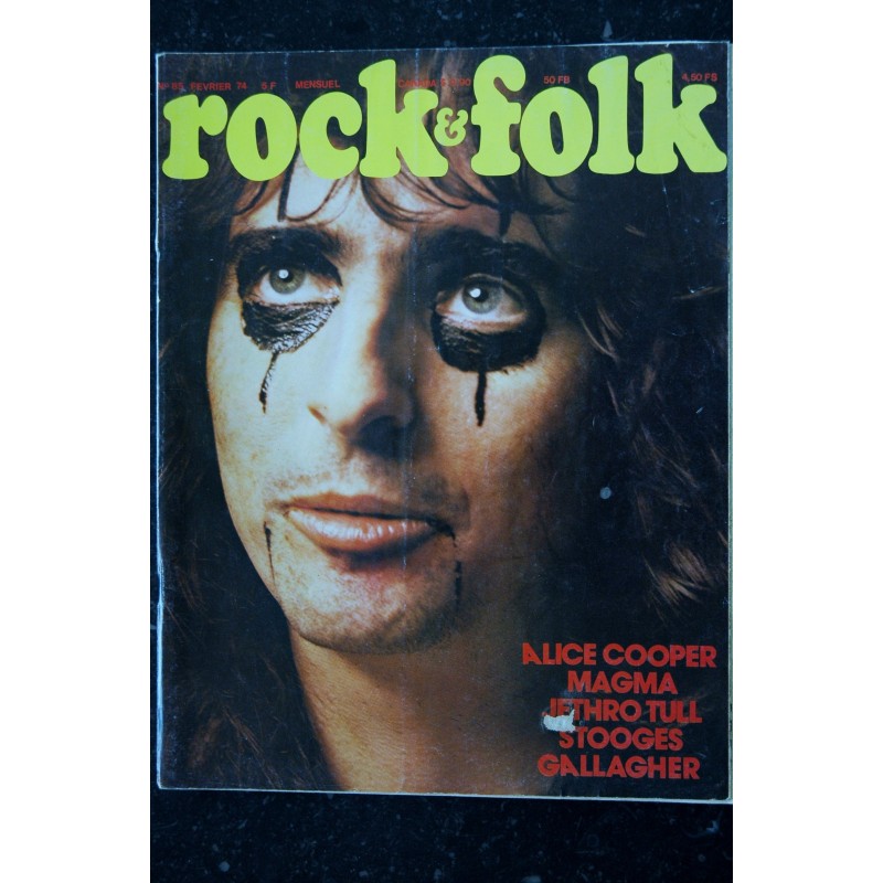 ROCK & FOLK 091 n° 91 AOUT 1974 COVER DAVID BOWIE PINK FLOYD SPARKS
