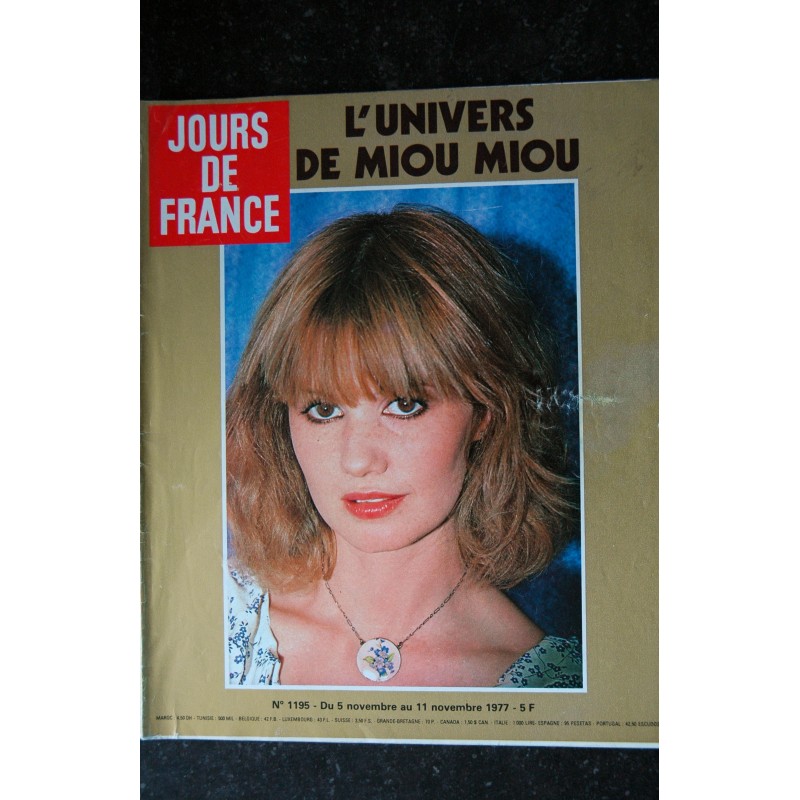 JOURS DE FRANCE 1164 AVRIL 1977 COVER SYLVIE VARTAN LES VANCANCES EN CALIFORNIE