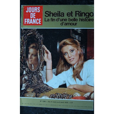 JOURS DE FRANCE  1254 1978 DECEMBRE  *  CHANTAL GOYA cover + 8 pages * Le temps des vacances Marcel DASSAULT  * Annie GIRARDOT