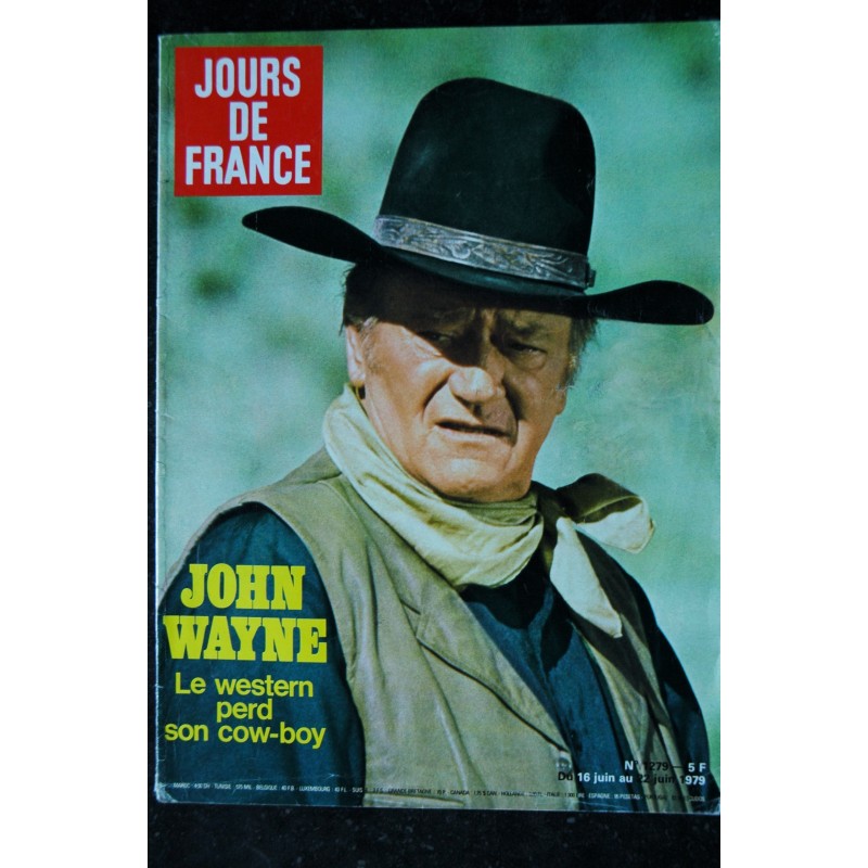 JOURS DE FRANCE 1259 JANVIER 1979 COVER JOHN TRAVOLTA  SACHA DISTEL