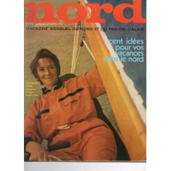 Nord - 1970 07 08 - Magazine mensuel du Nord et du Pas de Calais - Monique Gimel Char à voile - 100 idées vacances
