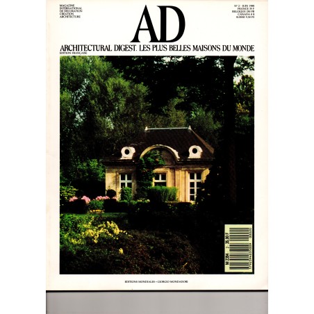 AD 1988 06 - Architectural Digest. Les plus belles maisons du monde