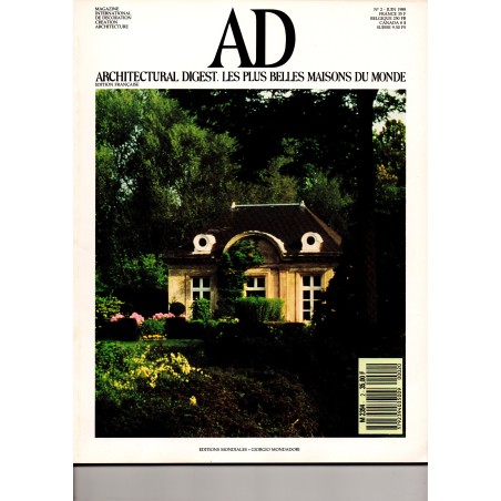 AD 1988 06 - Architectural Digest. Les plus belles maisons du monde AD 1988 06 - Architectural Digest. Les plus belles maisons du monde