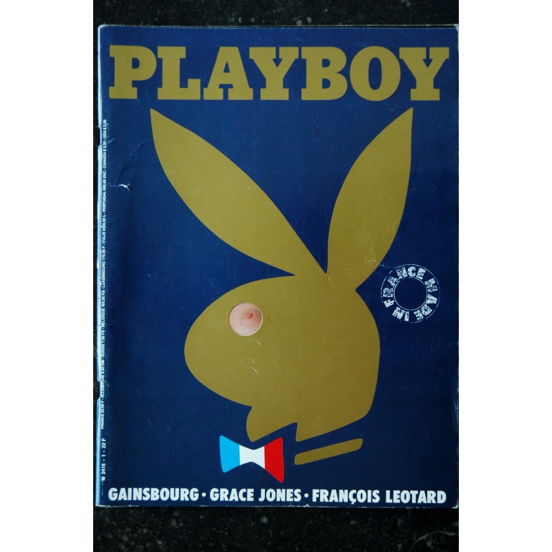 PLAYBOY 001 SEPTEMBRE 1985 GAINSBOURG GRACE JONES MADONNA INTEGRAL NUDE PAR LEE FRIEDLANDER