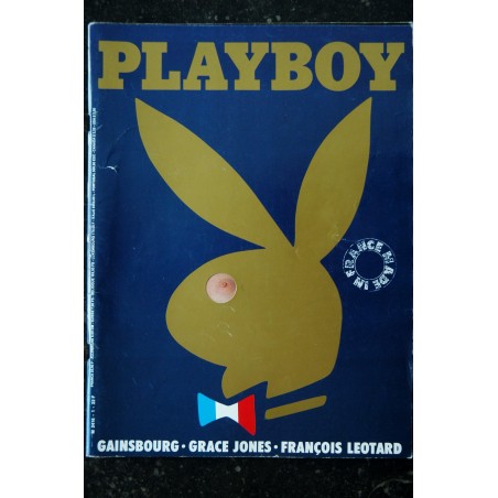 PLAYBOY 001 SEPTEMBRE 1985 GAINSBOURG GRACE JONES MADONNA INTEGRAL NUDE PAR LEE FRIEDLANDER