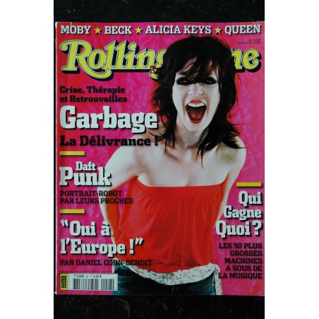 ROLLING STONE 028 AVRIL 2005 COVER CARBAGE DAFT PUNK MOBY BECK ALICIA KEYS QUEEN