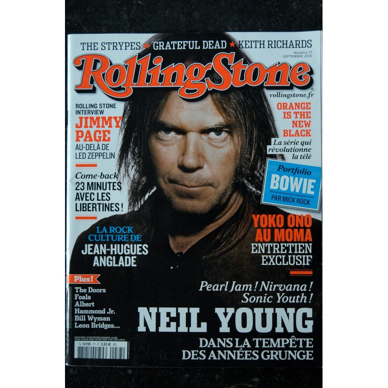 ROLLING STONE 79 NOVEMBRE 2015 COVER KEITH RICHARDS BOB DYLAN SFAR WATERS LOU REED LEMMY KILMISTER