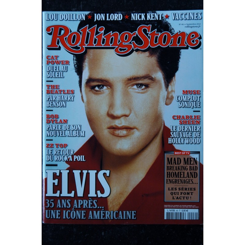 ROLLING STONE 47 OCTOBRE 2012 COVER BOB DYLAN NEIL YOUNG ROLLING STONE ZAPPA KRALL BREAKING BAD