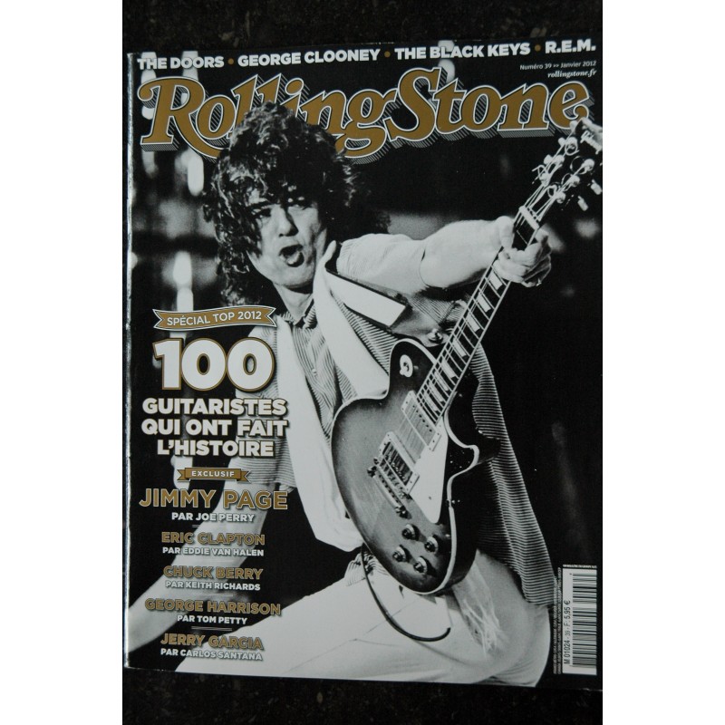 ROLLING STONE 40 FEVRIER 2012 COVER NEIL YOUNG STING COHEN METALLICA MARK LANEGAN