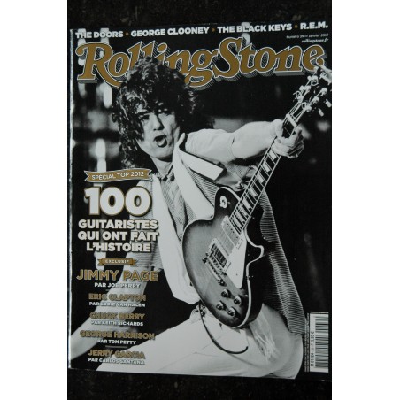 ROLLING STONE 40 FEVRIER 2012 COVER NEIL YOUNG STING COHEN METALLICA MARK LANEGAN