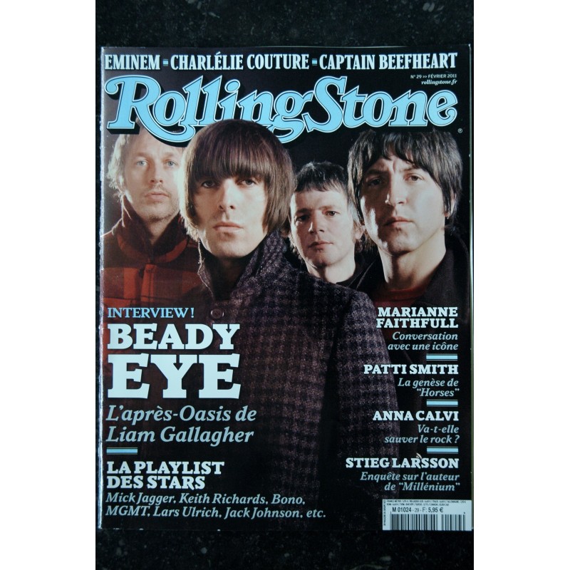 ROLLING STONE 30 MARS 2011 COVER LOUIS BERTIGNAC SMOKE FAIRIES THE STROKES DANNY BOYLE