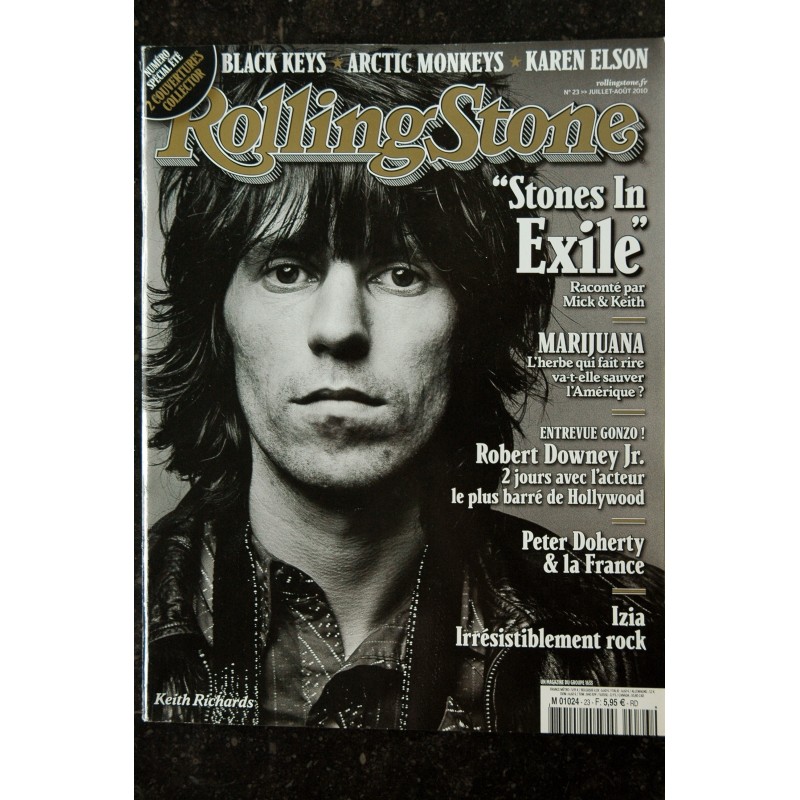 ROLLING STONE 25 OCTOBRE 2010 COVER JIMI HENDRIX CHUCK BERRY ALLEN FLOWERS KATERINE U2 CAVE