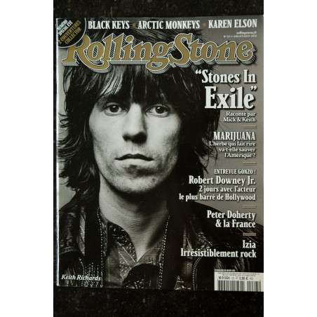 ROLLING STONE 25 OCTOBRE 2010 COVER JIMI HENDRIX CHUCK BERRY ALLEN FLOWERS KATERINE U2 CAVE