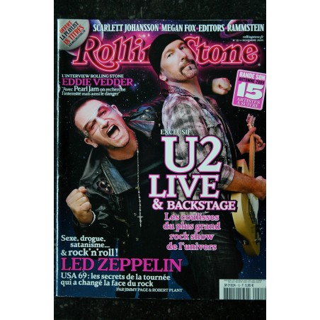 ROLLING STONE 19 MARS 2010 COVER JIMI HENDRIX BERNIE BONVOISIN MCCARTNEY AIRBOURNE DANIEL COHN-BENDIT