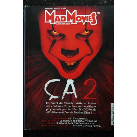 Ciné Fantastique MAD MOVIES  n°310  2017 09 - TERMINATOR 2 3D - George Romero - Tobe Hooper - ça  - 100 pages