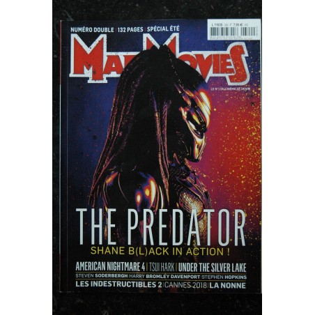 Ciné Fantastique MAD MOVIES  n°320 JUILLET/AOUT 2018 THE PREDATOR AMERICAN NIGHTMARE 4 LES INDESTRUCTIBLES 2 LA NONNE