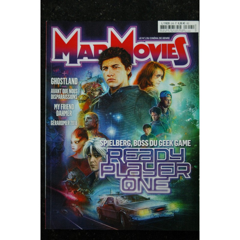 Ciné Fantastique MAD MOVIES  n°317 AVRIL 2018 HOLLYWOOD FLINGUE-T-IL LE CINEMA N°1 DU CINEMA