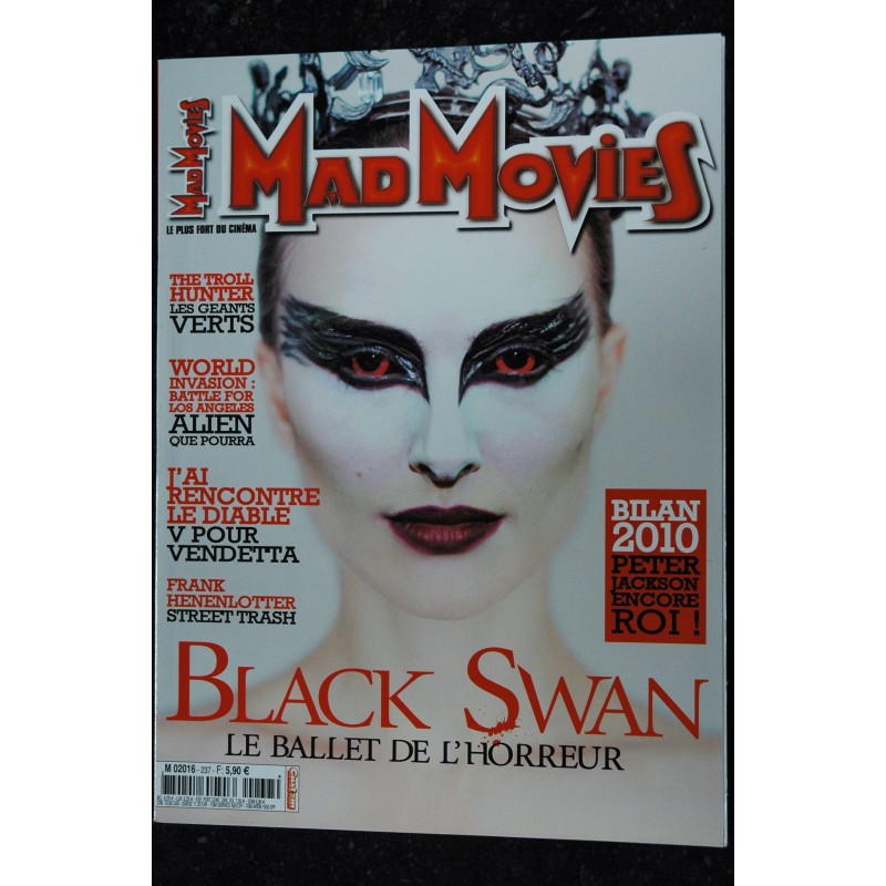 Ciné Fantastique MAD MOVIES  n°239  2011 03 - Les SUPER-HEROS - the Woman - The walking dead - Stake Land  - 116 pages