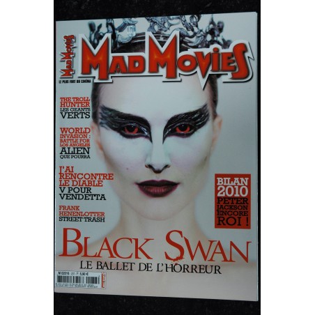 Ciné Fantastique MAD MOVIES  n°239  2011 03 - Les SUPER-HEROS - the Woman - The walking dead - Stake Land  - 116 pages