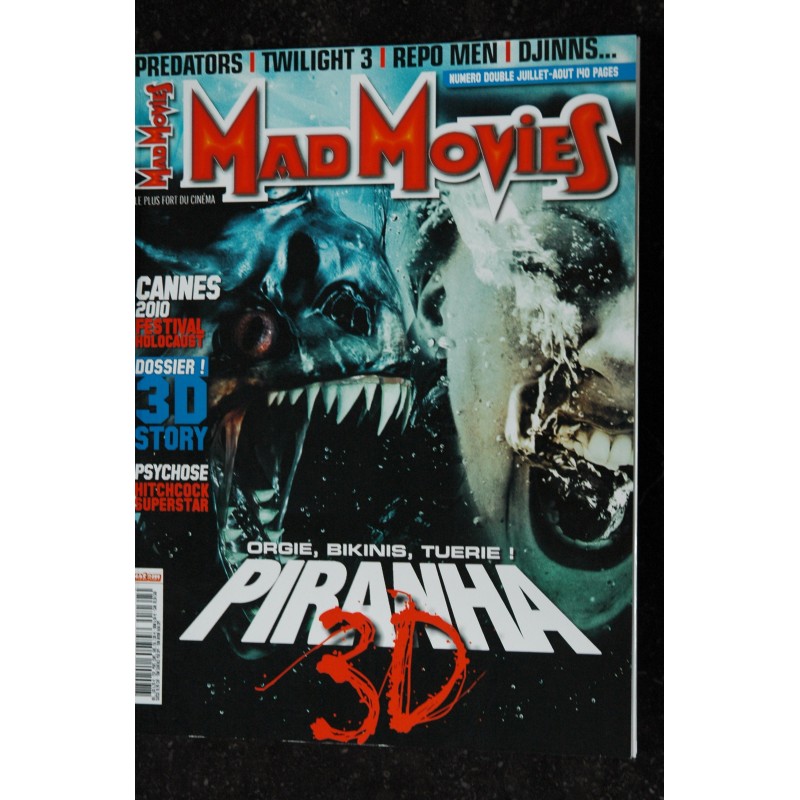 Ciné Fantastique MAD MOVIES  n°233 SEPTEMBRE 2010 LE DERNIER EXORCISME THE HOUSE OF THE DEVIL SATAN METAL & HORREUR