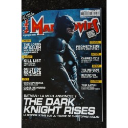 Ciné Fantastique MAD MOVIES  n°254 JUILLET-AOUT 2012 THE DARK KNIGHT RISES TRILOGIES DE CHRISTOPHER NOLAN CANNES 2012