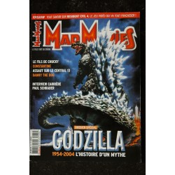Ciné Fantastique MAD MOVIES  n°172 FEVRIER 2005 GODZILLA 1954-2004 L'HISTOIRE D'UN MYTHE CONSTANTINE DANNY THE DOG PAUL SCHRADER