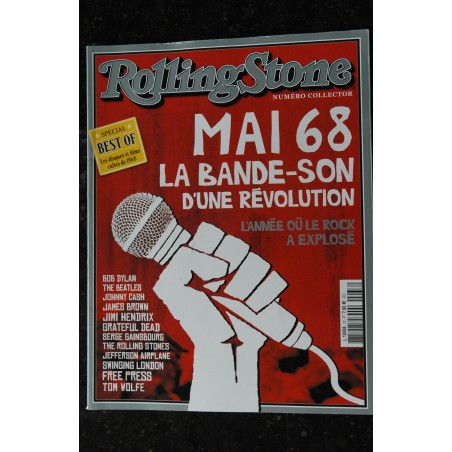 ROLLING STONE 100 NUMERO SPECIAL 50 ANS STING MCCARTNEY BOB DYLAN U2 JAGGER JAKE BUGG