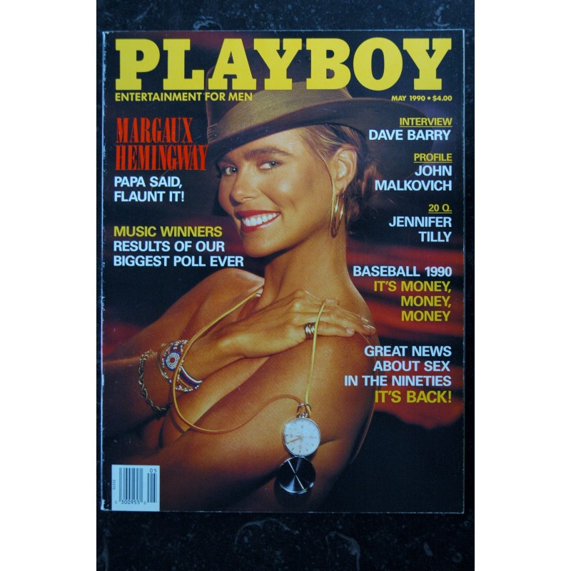 PLAYBOY US 1990 05 MARGAUX HEMINGWAY JOHN MALKOVICH
