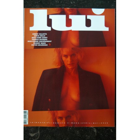 LUI 043 T8 MARS 2019 COVER AMBER VALLETTA CHRIS COLLS GUILLAUME CANET THIERRY MARX CHEVENEMENT