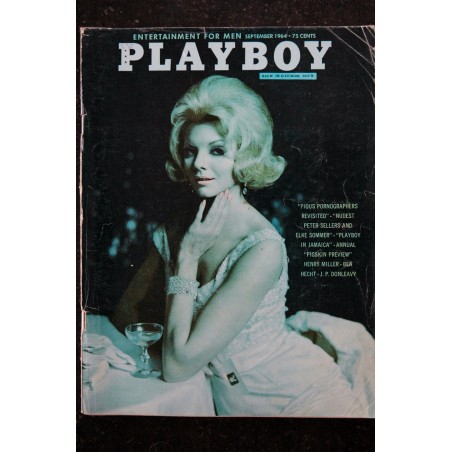 PLAYBOY US 1964 09 SEPTEMBER THE NUDEST PETER SELLERS & ELKE SOMMER INTERVIEW HENRY MILLER