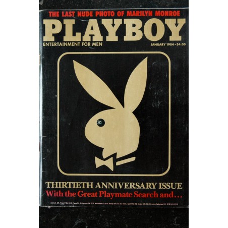 PLAYBOY US 1984 01 INTERVIEW DAN RATHER 30 MEMORABLE YEARS PHOTO PENNY BAKER MARIEL HEMINGWAY