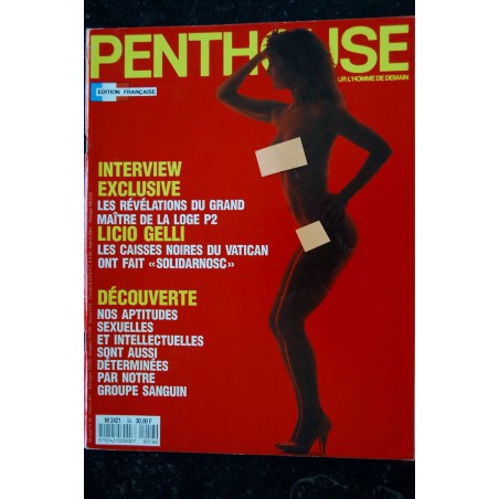 PENTHOUSE 056 N° 56 J. STEPHEN HICKS EROTIQUE AUSTIN LEGREW SARA NORTON TOP PARADIS NUDES