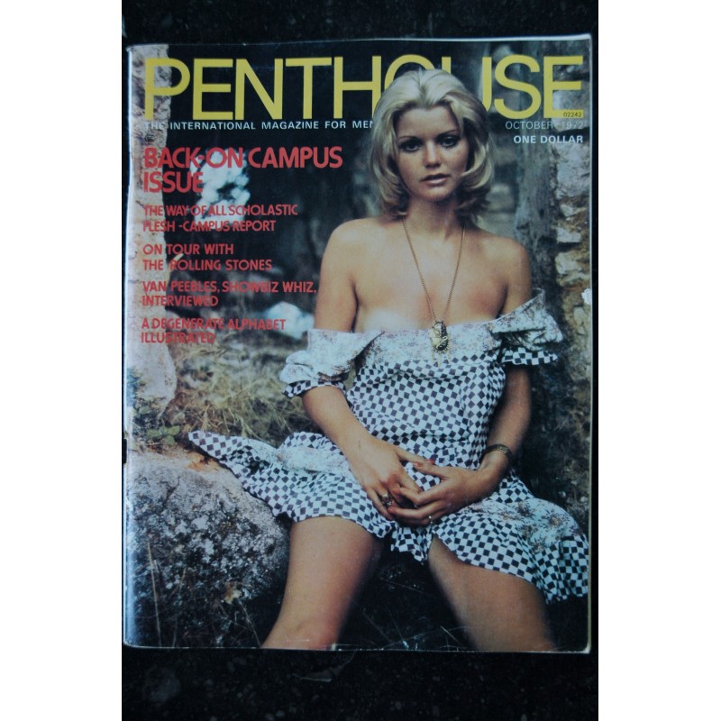 PENTHOUSE US 1972/12 INTERVIEW RAQUEL WELCH COVER LYNN CAREY + POSTER DIANA VAN DERENTER