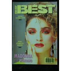 BEST 224 MARS 1987 COVER MADONNA PRINCE STRANGLERS NIAGARA MADONNA PAR MONDINO + POSTERS ALAIN BASHUNG & CARMEL