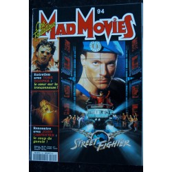 Ciné Fantastique MAD MOVIES  n° 94  * 1995 *   STREET FIGHTER  Tobe HOOPER  JOHN CARPENTER Star Trek Dellamorte