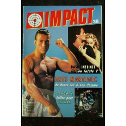 MAD MOVIES IMPACT 38 AVRIL 1992 JEAN-CLAUDE VAN DAMME BASIC INSTINCT SHARON STONE BRUCE LEE CATWOMAN BATMAN STALLONE