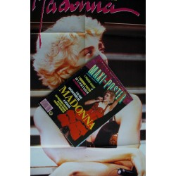 MAXI-POSTER 6 SEPTEMBRE 1987 MADONNA SUR SCENE A SCEAUX