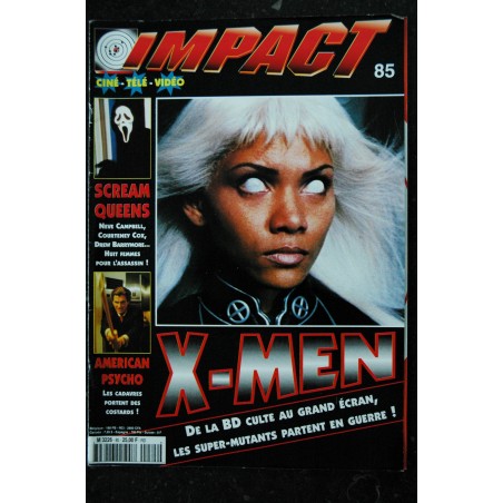 MAD MOVIES IMPACT °00/85 X-MEN SCREAM QUEENS Neve CAMPBELL Courtney COX  Drew BARRYMORE American PSYCHO