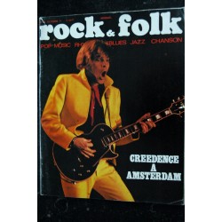 ROCK & FOLK 045 n° 45 OCTOBRE 1970 COUVERTURE JIMI HENDRIX WIGHT STONES BLOOD SWEAT & TEARS
