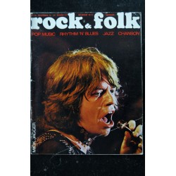 ROCK & FOLK 046 1970 NOVEMBRE COVER MICK JAGGER + POSTER ROLLING STONE RAY CHARLES ALICE ET AME SON JETHRO TULL
