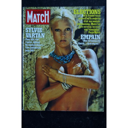 PARIS MATCH N° 1678   1981   Mireille DARC  Cover + 4 pages  Liz TAYLOR Sophie MARCEAU BO DEREK