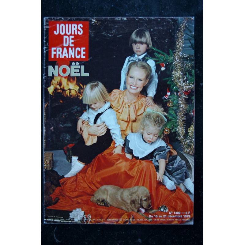 JOURS DE FRANCE 1305 JANVIER 1980 COVER COVER DALIDA ALAIN DELON MIREILLE DARC GILBERT BECAUD HERVE VILARD